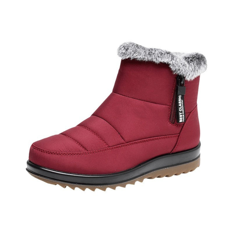 Bottines d’Hiver Chaudes avec Fermeture Éclair – Vora™