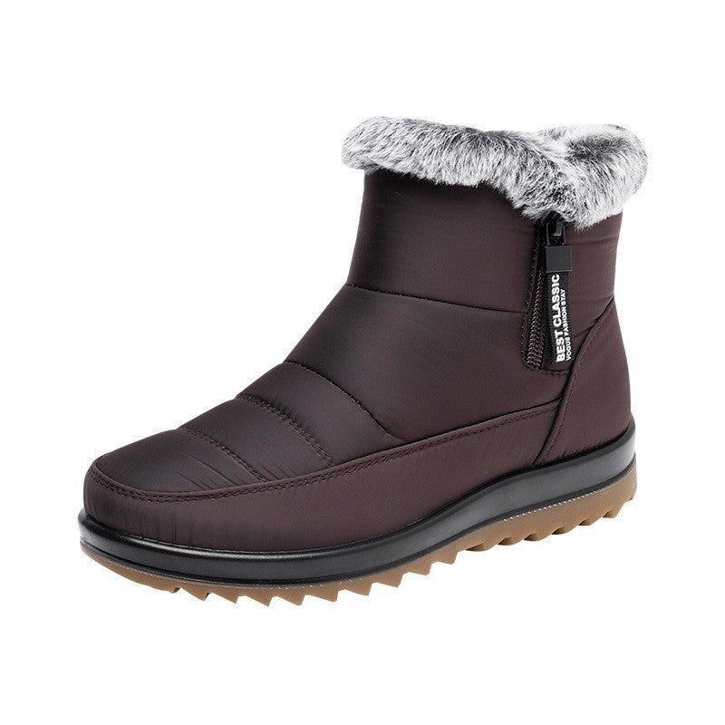 Bottines d’Hiver Chaudes avec Fermeture Éclair – Vora™