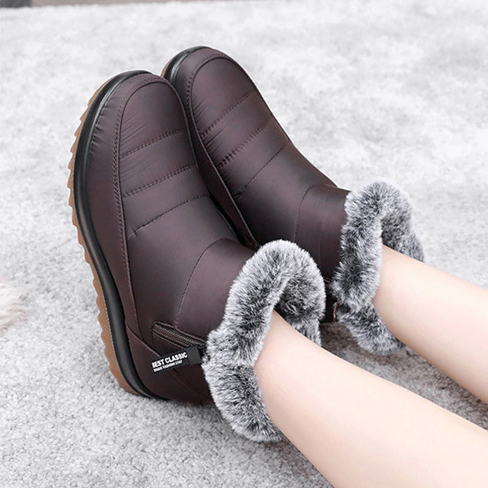 Bottines d’Hiver Chaudes avec Fermeture Éclair – Vora™